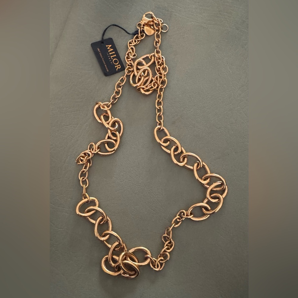 Minor Bronzallure Rose Gold Long Necklace
